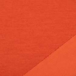 Трикотаж костюмний двосторонній оранжево-червоний, ш.150