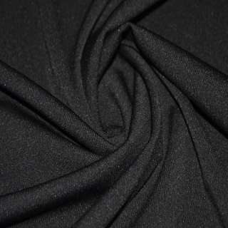Трикотаж костюмный облегченный черный ш.160