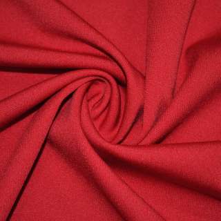 Трикотаж костюмный стрейч облегченный красный ш.160