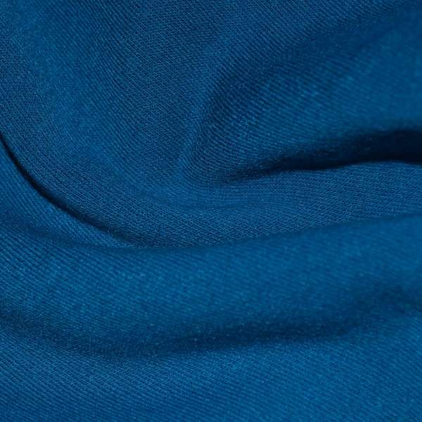 Трикотаж на флисе синий ш.160