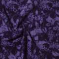 Флис фиолетовый, сиреневые цветы, ш.173