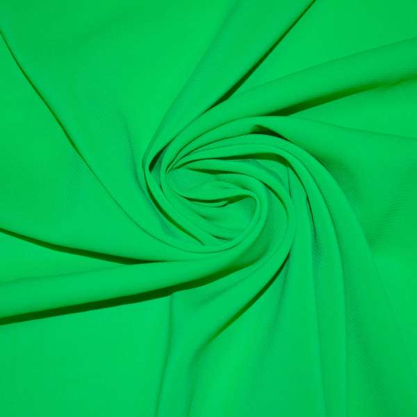 Шифон стрейч зеленый яркий ш.150