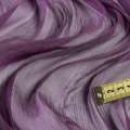 Шифон блестящий жатый фиолетовый темный ш.150