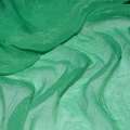 Шифон блискучий жатий бирюзово-зелений ш.150