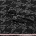 Жаккард черно-серый гусиная лапка, ш.160