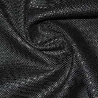 Шерсть костюмная с шелком черная, ш.150
