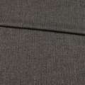 Шерсть костюмна стрейч в ялинку бежево-чорна BECKER, ш.145