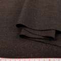 Полушерсть костюмная стрейч коричневая темная, ш.150