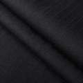 Шерсть костюмная в полоски узкие черная HUGO BOSS, ш.150