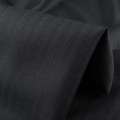 Шерсть костюмная в полоску черная, ш.150