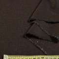 Напівшерсть костюмна стрейч з люрексом сріблястим коричнева BECKER, ш.150