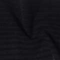 Шерсть пальтовая с ангорой черная, серые полоски, раппорт 112см, ш.161