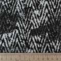 Шерсть пальтовая ARMANI в елочку черно-белый, ш.147