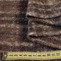 Лоден пальтовий Gerry Weber в клітину сіру на коричневому тлі, ш.150