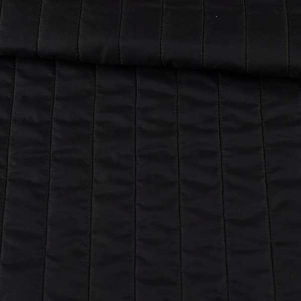 Тканина плащова стьобана GERRY WEBER, смужка 2,5см чорна, ш.150