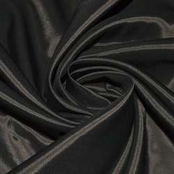 Ткань подкладочная стрейч коричневая темная ш.140