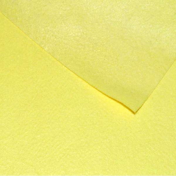 Фетр для рукоделия 0,9мм желтый, ш.85