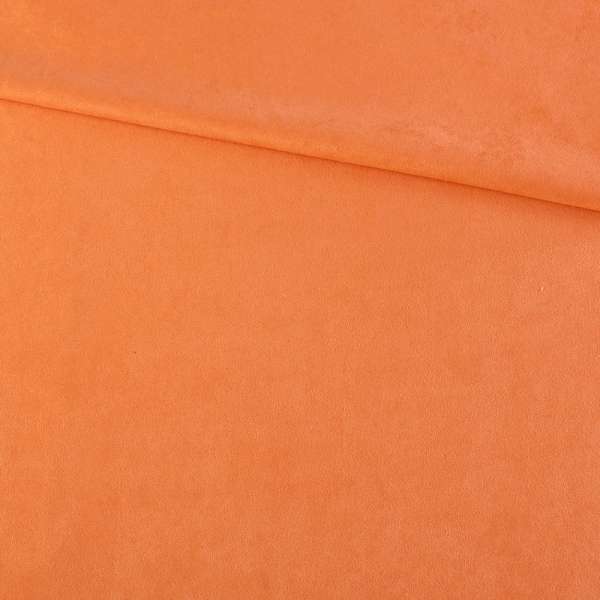 Замша искусственная оранжевая, ш.150