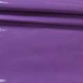 Кожа искусственная лаке не стрейч на флисе фиолетовая ш.140