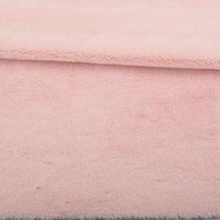 Мех кролик розовый пудровый  ш.165