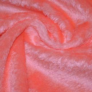 Мех искусственный оранжевый с белым отливом, ш.150