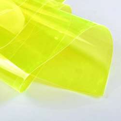 Силикон (0,3мм) желтый неон прозрачный ш.122