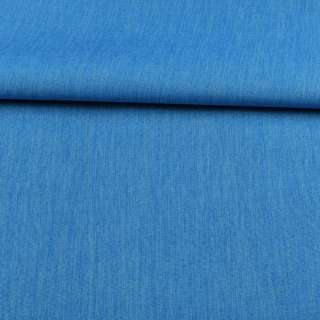 ПВХ ткань оксфорд лен 300D голубой яркий, ш.150