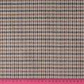 Ткань ПВХ бежевая в бежево-черную гусиную лапку, ш.150