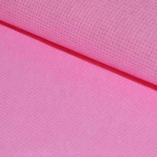 Флізелін неклейовий (спанбонд) рожевий, щільність 60, ш.160