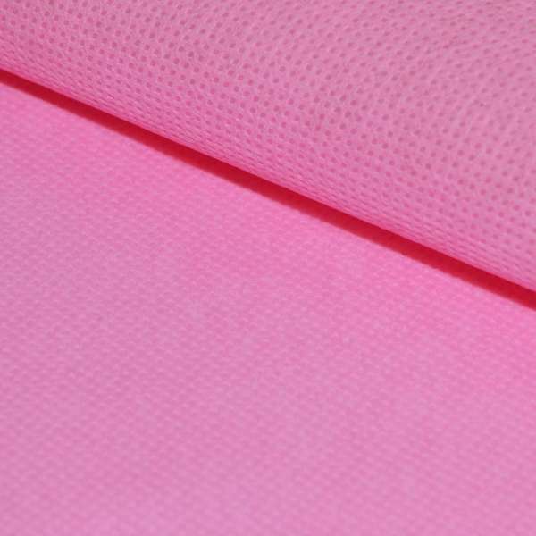 Флизелин неклеевой (спанбонд) розовый, плотность 60, ш.160