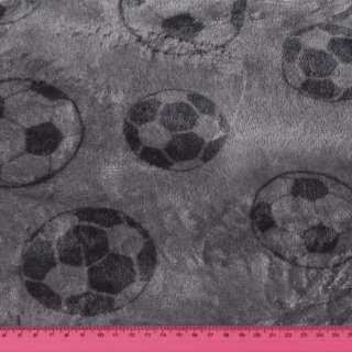 Велсофт двухсторонний серый темный, серые футбольные мячи, ш.186