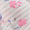 Вуаль тюль шифон смуги напівпрозорі принт квіти рожеві, сині, біла ш.137