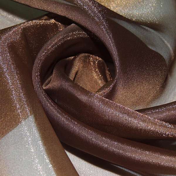 Кристаллон тюль коричневый темный, ш.280
