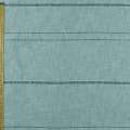 Льон гардинний з мережкою бірюзовий, ш.300