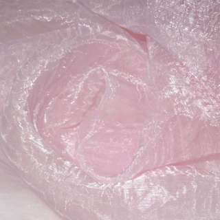 Органза жатая тюль хамелеон розовая, ш.275