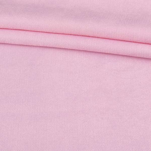 Рогожка мелкая (софт изнанка) розовая светлая, ш.280