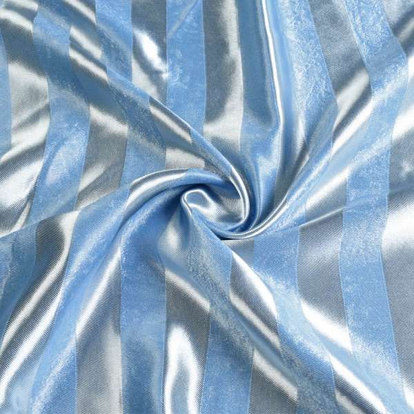 Софт атлас блекаут смуги сріблясто-блакитний, ш.275