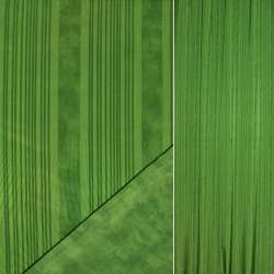 Шелк искусственный 2-х-стор. для штор полосы, абстракция зеленые темные на зеленом фоне, ш.148