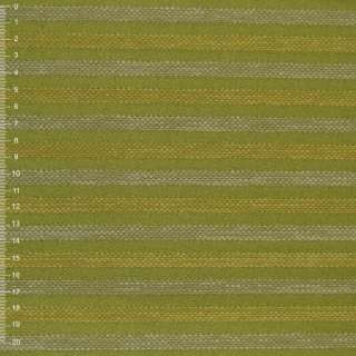 Шенилл на ПВХ основе полоса рельефная бежевая, желтая на зеленом фоне, ш.138
