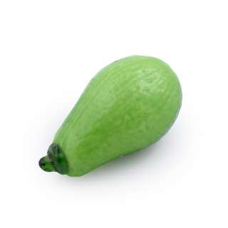 Фигура стеклянная авокадо 13х7,5 см зеленое