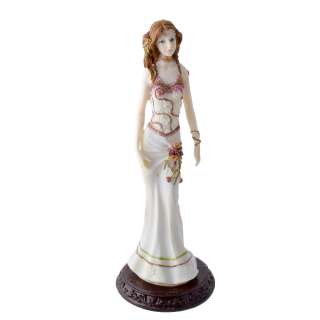 Статуетка дівчина у сукні білому 32х12х12 см