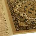 Коврик прикроватный Mutas carpet Mone Classic 50х80 см с орнаментом бежево-коричневый
