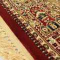 Килим кімнатний Mutas carpet Mone Classic 150х230 см з візерунком червоним бежевий