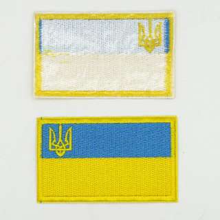 Термоаплікація Україна прапор 75х45мм