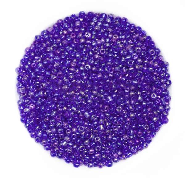 Бисер фиолетово-сиреневый ассорти