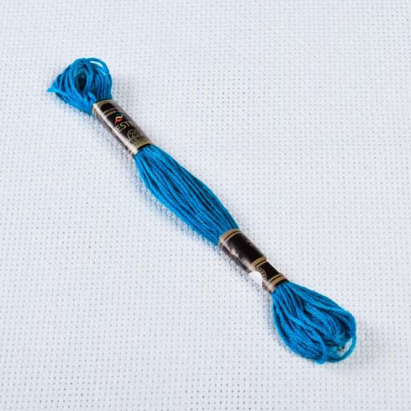 Мулине Bestex 995 8м, Электрик синий, тёмный