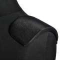 Плечові накладки поролон обшиті трикотажем 15х108х170 чорні