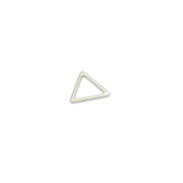 Пряжка метал 15мм трикутник 20х13мм нікель