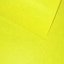 Фетр лист лимонний (0,9 мм) 21х30см