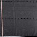 Парео 170х100 см с вышивкой с пайетками черное